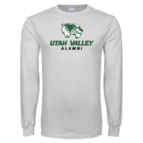  White Long Sleeve T Shirt - Alumni