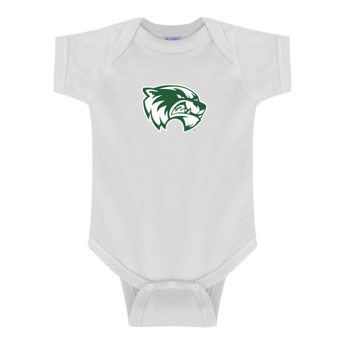  White Infant Onesie - Primary Logo