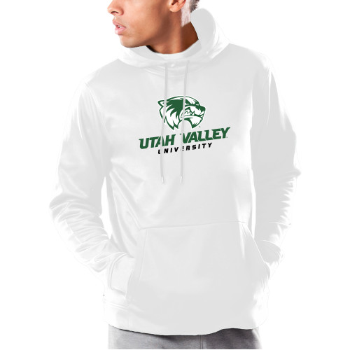  Under Armour White Armour Fleece Hoodie - Utah Valley University