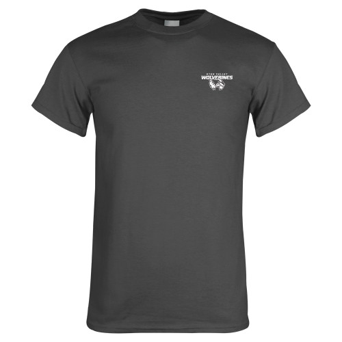  Charcoal T Shirt - Secondary Logo