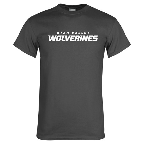  Charcoal T Shirt - Utah Valley Wolverines