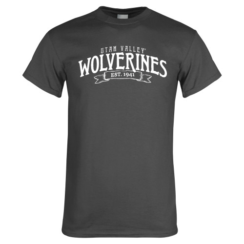  Charcoal T Shirt - Utah Valley Wolverines Est 1941