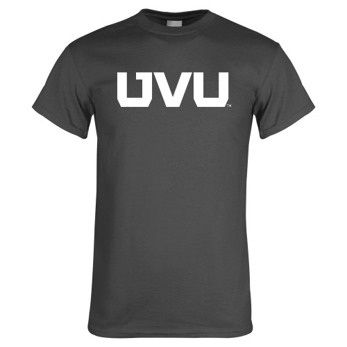  Charcoal T Shirt - UVU Block Letters