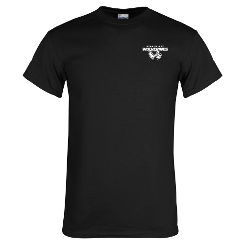  Black T Shirt - Secondary Logo