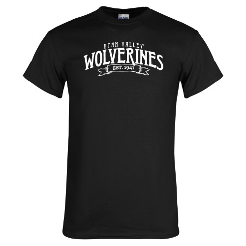  Black T Shirt - Utah Valley Wolverines Est 1941