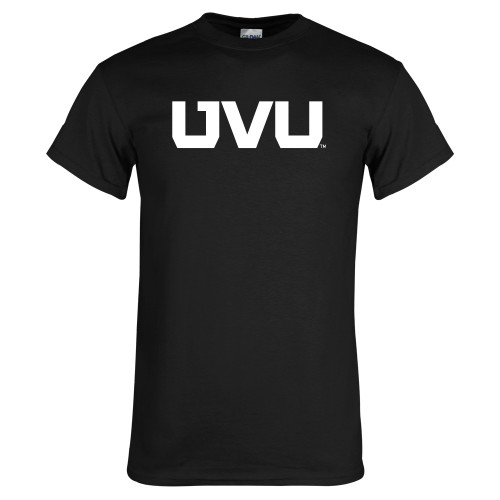  Black T Shirt - UVU Block Letters