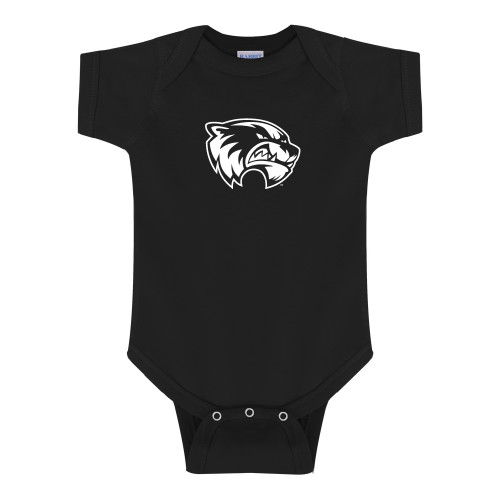  Black Infant Onesie - Primary Logo