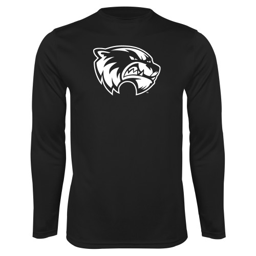  Black Performance Long Sleeve Shirt - Primary Logo