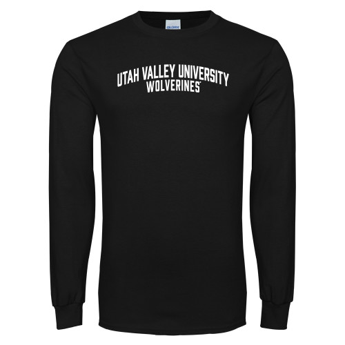  Black Long Sleeve T Shirt - UVU Collegiate