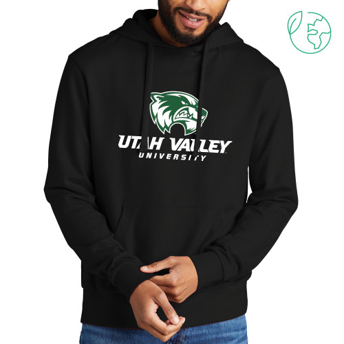  Allmade Black Organic French Terry Pullover Hoodie - Utah Valley University