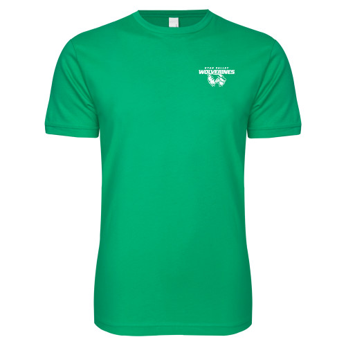  Next Level Kelly Green SoftStyle T Shirt - Secondary Logo