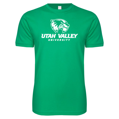  Next Level Kelly Green SoftStyle T Shirt - Utah Valley University