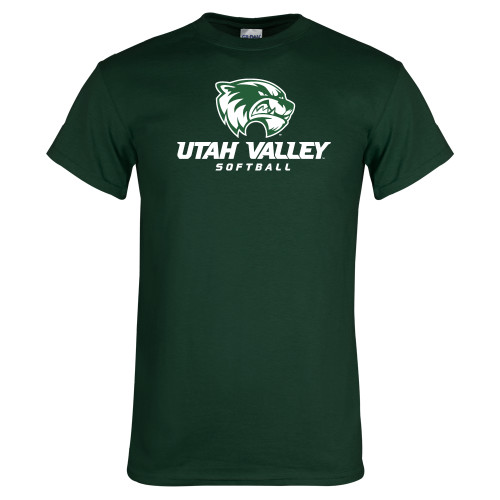  Dark Green T Shirt - Softball