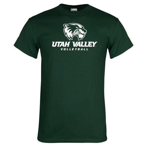  Dark Green T Shirt - Volleyball