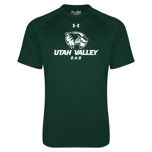  Under Armour Dark Green Tech Tee - Dad