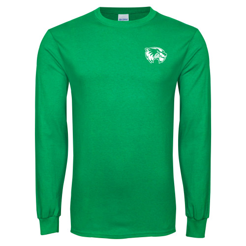  Kelly Green Long Sleeve T Shirt - Primary Logo