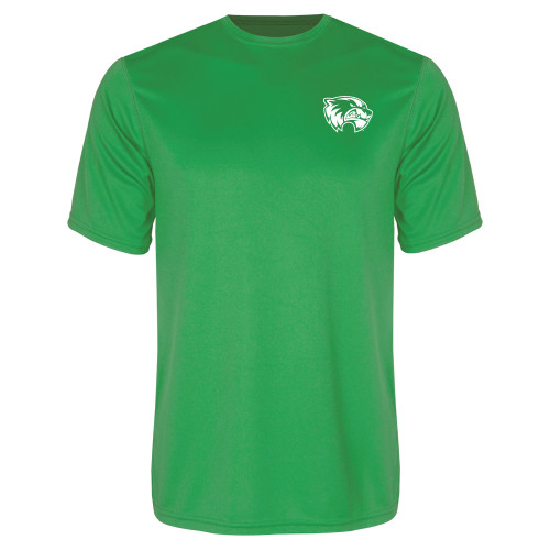  Kelly Green Performance Tee - Primary Logo