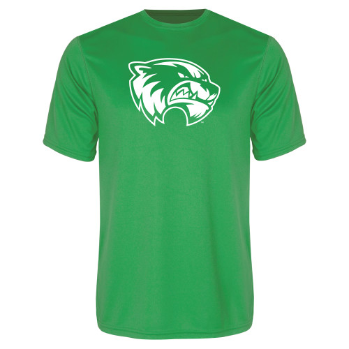  Kelly Green Performance Tee - Primary Logo