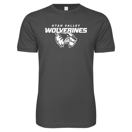  Next Level Charcoal SoftStyle T Shirt - Secondary Logo