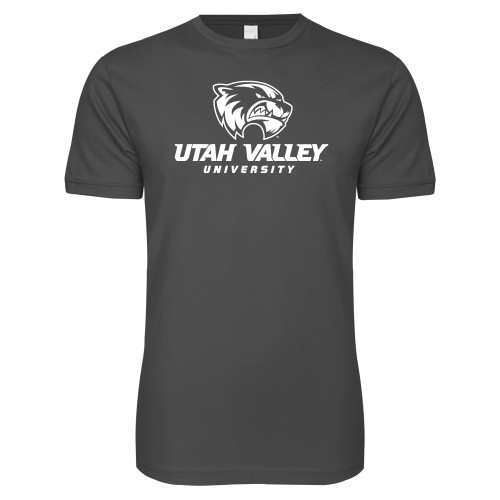  Next Level Charcoal SoftStyle T Shirt - Utah Valley University