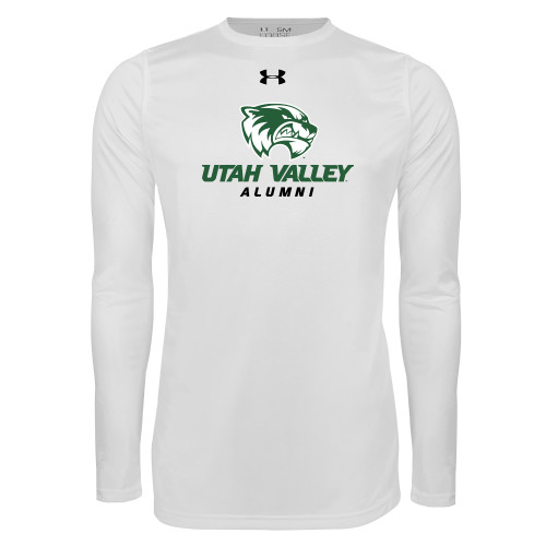 Main Image for  Under Armour White Long Sleeve Tech Tee