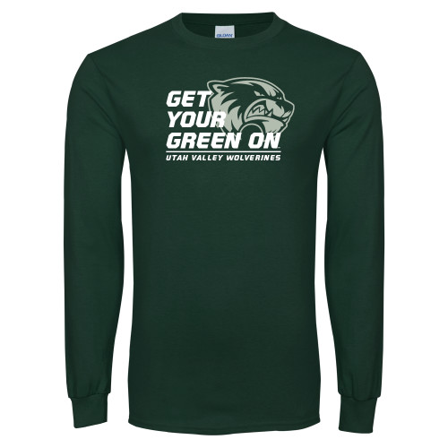 Main Image for  Dark Green Long Sleeve T Shirt