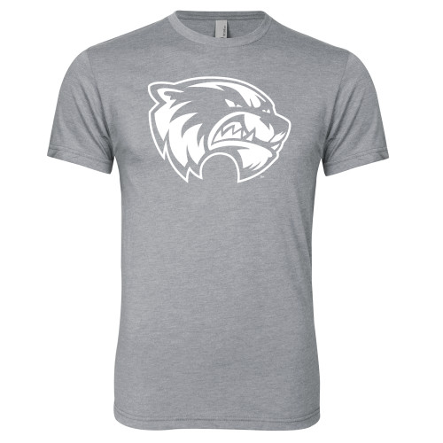  Next Level Heather Grey Triblend Tee - Primary Logo