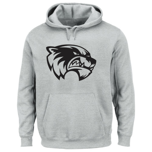  Extended Heather Grey Hoodie - Primary Logo