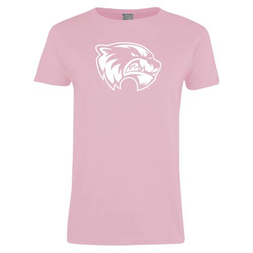  Womens Pink Short Sleeve Tee - Primary Logo