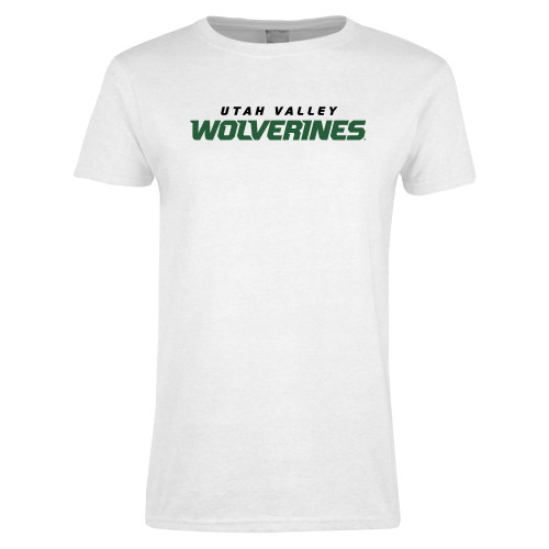 Main Image for  Womens White Short Sleeve Tee