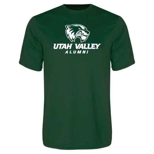  Dark Green Performance Tee - Alumni