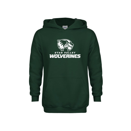 Main Image for  Youth Dark Green Fleece Hoodie