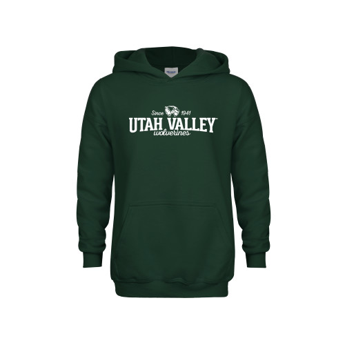 Main Image for  Youth Dark Green Fleece Hoodie