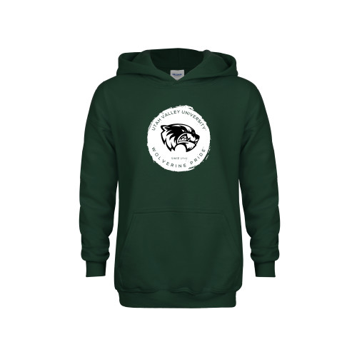 Main Image for  Youth Dark Green Fleece Hoodie