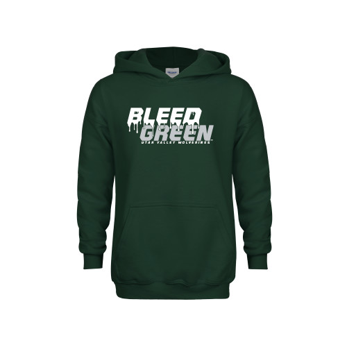 Main Image for  Youth Dark Green Fleece Hoodie
