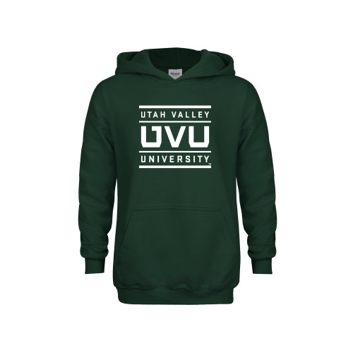 Main Image for  Youth Dark Green Fleece Hoodie