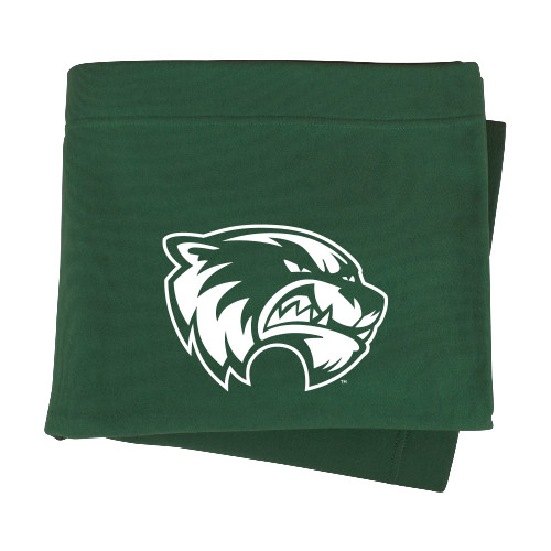  Dark Green Sweatshirt Blanket - Primary Logo