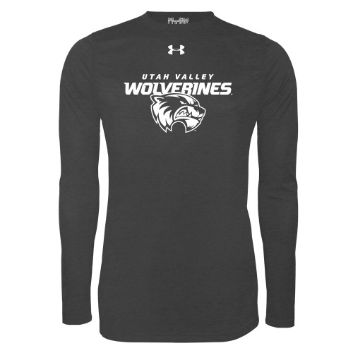 Main Image for  Under Armour Carbon Heather Long Sleeve Tech Tee
