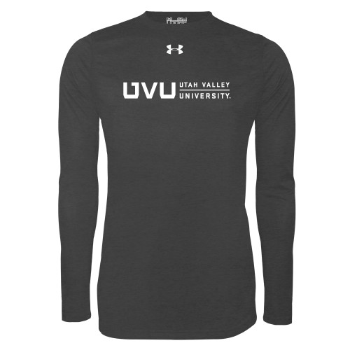 Main Image for  Under Armour Carbon Heather Long Sleeve Tech Tee