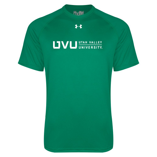  Under Armour Kelly Green Tech Tee - UVU Utah Valley University Horizontal