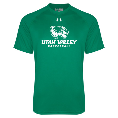  Under Armour Kelly Green Tech Tee - Basketball