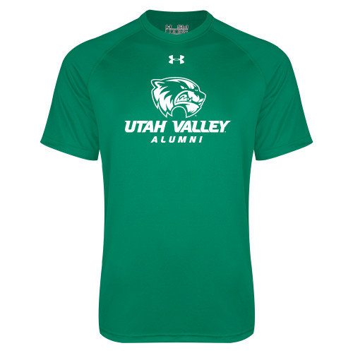  Under Armour Kelly Green Tech Tee - Alumni
