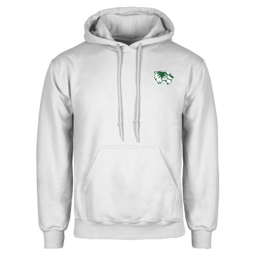  White Fleece Hoodie - Primary Logo