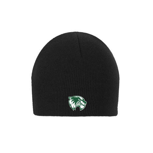  Black Knit Beanie - Primary Logo