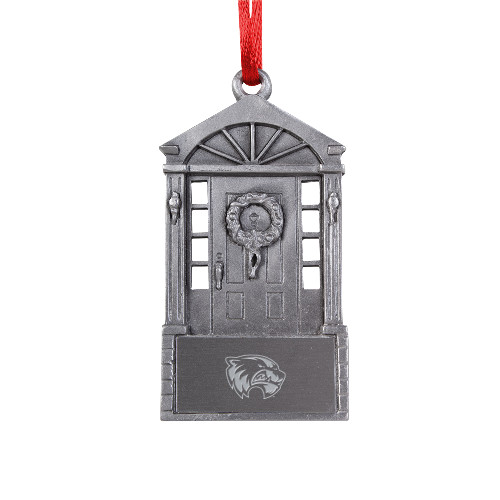  Pewter Front Door Ornament - Primary Logo Engraved