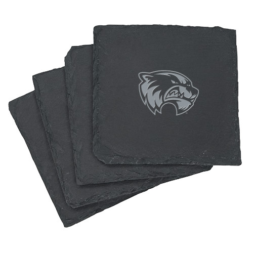  Slate Coaster Set - Primary Logo Engraved