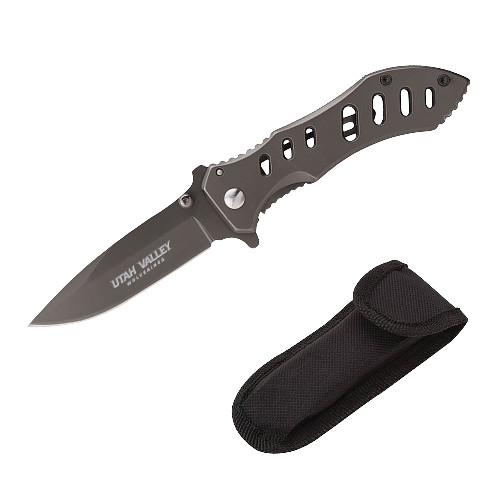  Landon Folding Tactical Knife - Utah Valley Word Mark Engraved