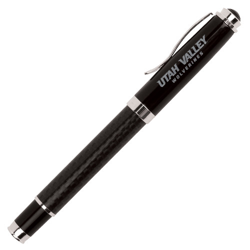  Luna Black Rollerball Pen - Utah Valley Word Mark Engraved