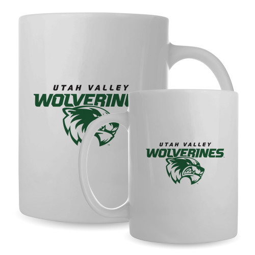  Full Color White Mug 15oz - Secondary Logo