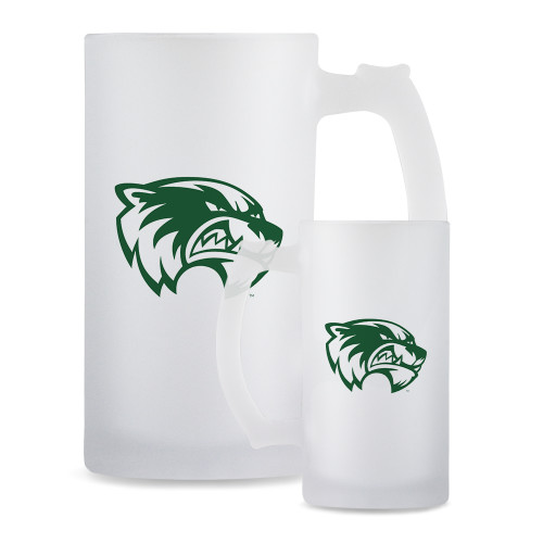  Full Color Decorative Frosted Glass Mug 16oz - Primary Logo